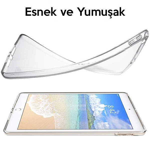 Ally İPad 9.7 2018 İPad 9.7 2017 Şeffaf Tpu Soft Silikon Kılıf-(5775) 3 Ally İPad 9.7 2018 İPad 9.7 2017 Şeffaf Tpu Soft Silikon Kılıf-(5775) - Görsel 3