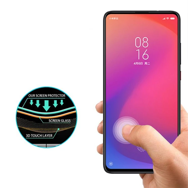 Xiaomi 9T /K20 Pro Full Glue Tempered Cam Ekran Koruyucu Full Kaplama 3 Xiaomi 9T /K20 Pro Full Glue Tempered Cam Ekran Koruyucu Full Kaplama - Görsel 3