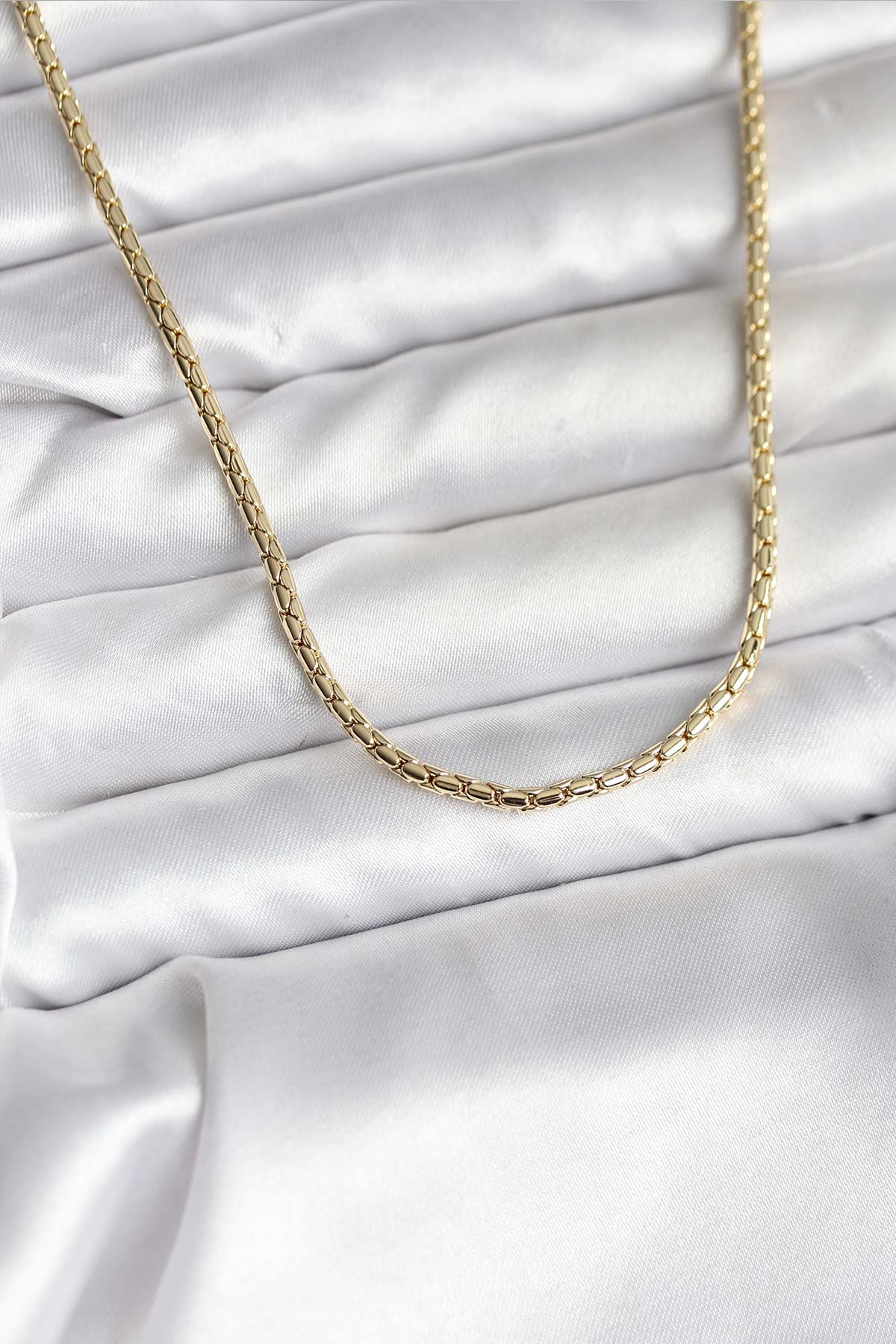 14K Gold Renk Kaplama Zincir Model CM Kadın Kolye 5886 1 14K Gold Renk Kaplama Zincir Model CM Kadın Kolye 5886