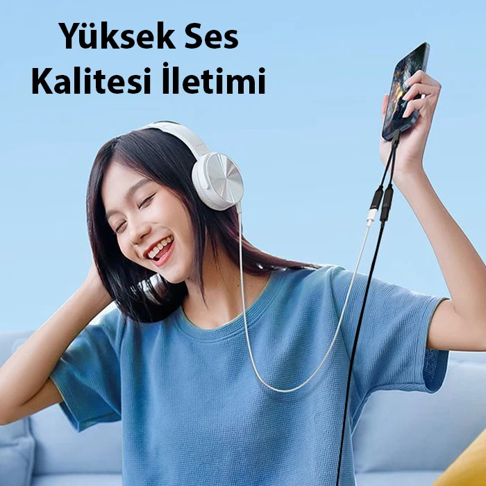Ally İphone 15 İçin Type-c Şarj + 3.5mm kulaklık 2İn1 Çevirici Adaptör-(5775) 4 Ally İphone 15 İçin Type-c Şarj + 3.5mm kulaklık 2İn1 Çevirici Adaptör-(5775) - Görsel 4