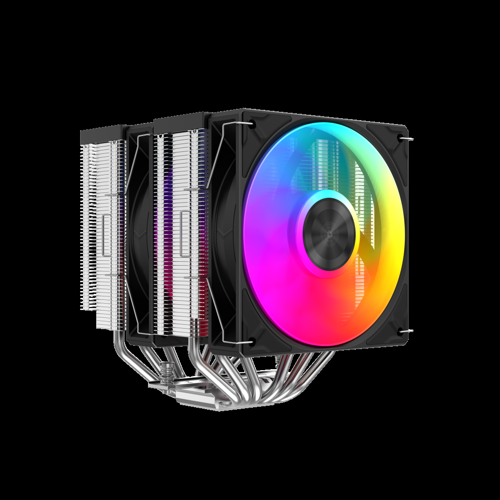 SAMA A60L, Black, 2x120mm ARGB Fan, Kule Tipi Hava Soğutma, 6 adet Gelişmiş Nikel Kaplı Bakır Isı Borusu, CPU Fan (AMD ve INTEL Tüm işlemciler ile uyumlu)(1923) 2 SAMA A60L, Black, 2x120mm ARGB Fan, Kule Tipi Hava Soğutma, 6 adet Gelişmiş Nikel Kaplı Bakır Isı Borusu, CPU Fan (AMD ve INTEL Tüm işlemciler ile uyumlu)(1923) - Görsel 2