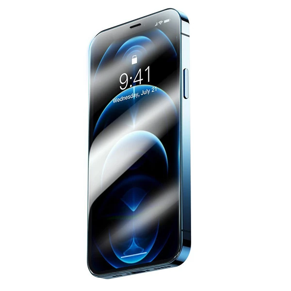 Baseus iPhone 12 Pro Max 6.7 0.3mm HD Anti-drop Tempered Kırılmaz Cam Ekran Koruyucu 2 Adet 2 Baseus iPhone 12 Pro Max 6.7 0.3mm HD Anti-drop Tempered Kırılmaz Cam Ekran Koruyucu 2 Adet - Görsel 2