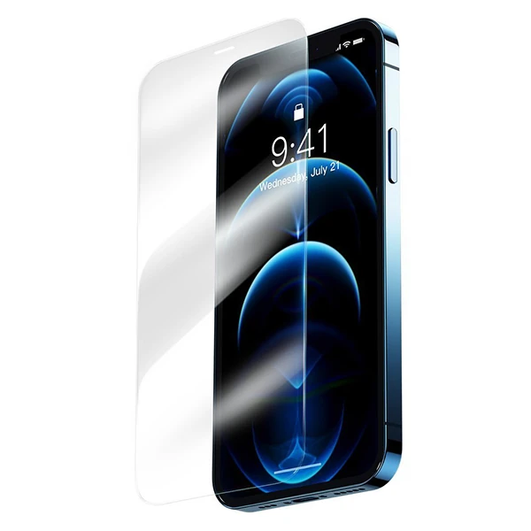 Baseus iPhone 12 Pro Max 6.7 0.3mm HD Anti-drop Tempered Kırılmaz Cam Ekran Koruyucu 2 Adet 3 Baseus iPhone 12 Pro Max 6.7 0.3mm HD Anti-drop Tempered Kırılmaz Cam Ekran Koruyucu 2 Adet - Görsel 3