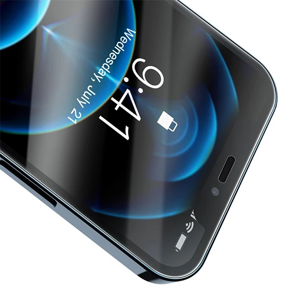 Baseus iPhone 12 Pro Max 6.7 0.3mm HD Anti-drop Tempered Kırılmaz Cam Ekran Koruyucu 2 Adet 4 Baseus iPhone 12 Pro Max 6.7 0.3mm HD Anti-drop Tempered Kırılmaz Cam Ekran Koruyucu 2 Adet - Görsel 4