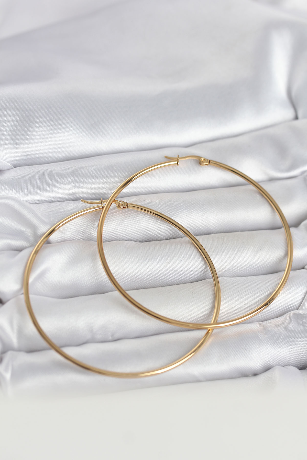 316L Çelik Gold Renk 70 mm Kadın Halka Küpe 5886 1 316L Çelik Gold Renk 70 mm Kadın Halka Küpe 5886