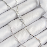 Pirinç Zirkon Taşlı Ezme Zincirli Model Gümüş Renk Y Kolye 5886