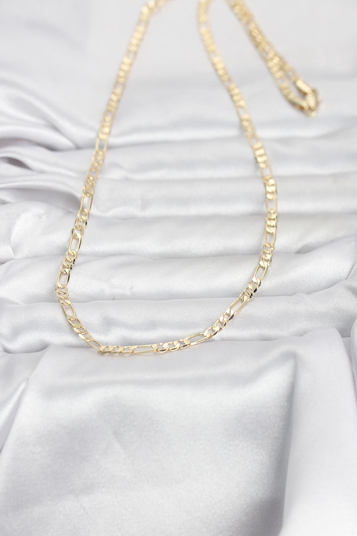 CM 14K Gold Renk Kuşgözü Zincir Model 60 cm Kadın Kolye 5886 2 CM 14K Gold Renk Kuşgözü Zincir Model 60 cm Kadın Kolye 5886 - Görsel 2
