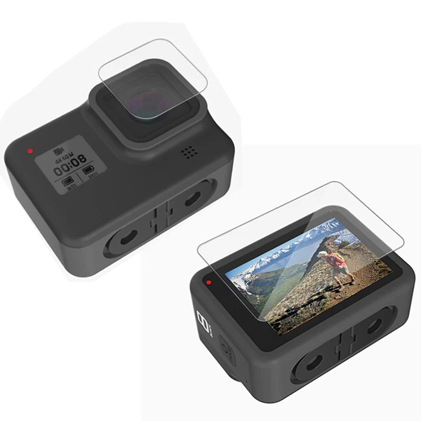 GOR Gopro Hero 8 2in1 Darbe Emici Ekran Koruyucu 2 SET 4 GOR Gopro Hero 8 2in1 Darbe Emici Ekran Koruyucu 2 SET - Görsel 4
