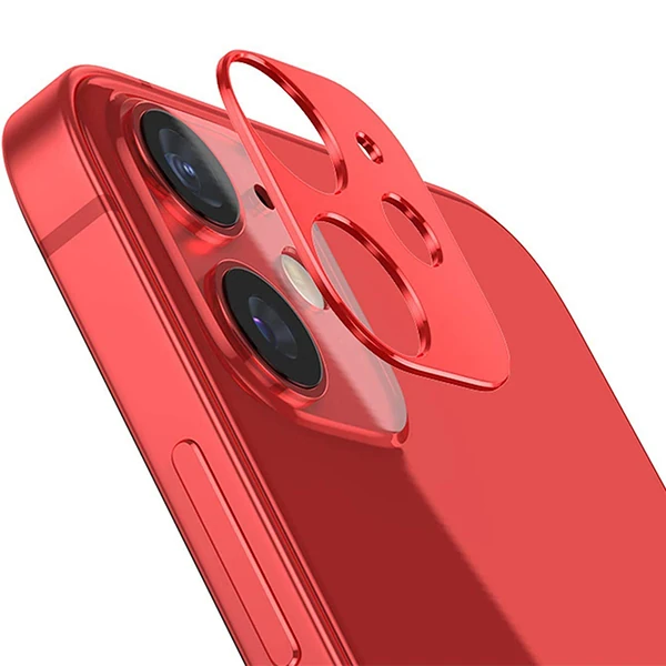 İPhone 12 3D Metal Kamera Koruyucu Metal Lens 4 İPhone 12 3D Metal Kamera Koruyucu Metal Lens - Görsel 4