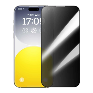 Haydiburaya 90 Baseus Crystal iPhone 15 Privacy Full Koruma Tempered Cam Ekran Koruyucu 2 Adet Set