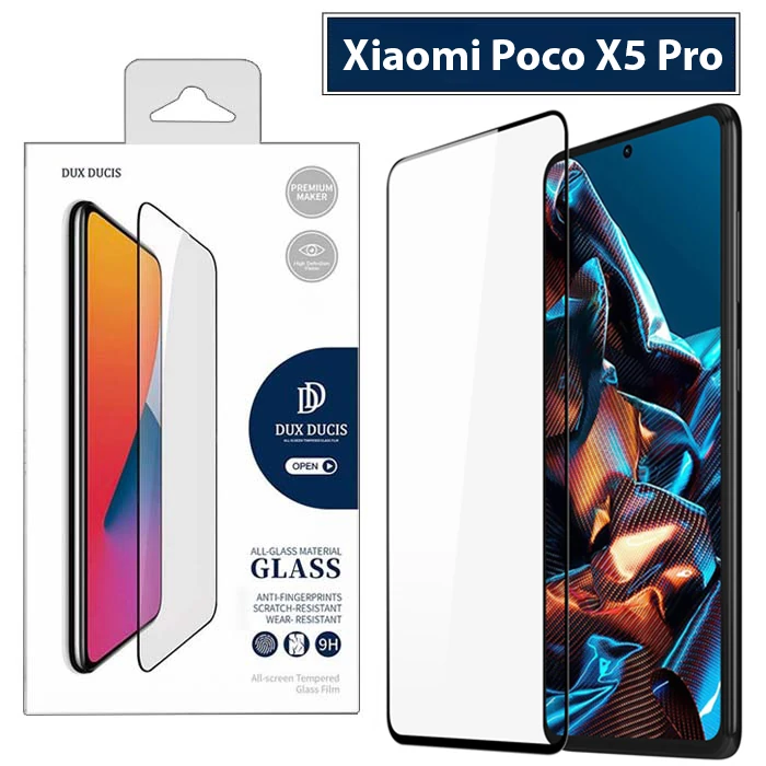 Dux Ducis Xiaomi Poco X5 Pro Full Kaplama Cam Ekran Koruyucu 1 Dux Ducis Xiaomi Poco X5 Pro Full Kaplama Cam Ekran Koruyucu