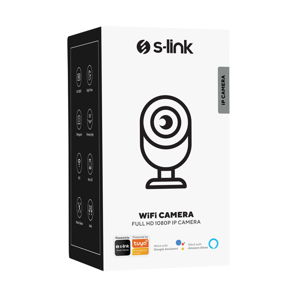 S-LINK SL-IND02, Ev/Bebek Güvenlik Kamerası, WiFi, 2Mpix, 3.6mm Lens, 10m. Gece Görüşü, Hareket algılama, İki Yönlü Ses, Micro SD Kartlı, TUYA Yazılım(1923) 4 S-LINK SL-IND02, Ev/Bebek Güvenlik Kamerası, WiFi, 2Mpix, 3.6mm Lens, 10m. Gece Görüşü, Hareket algılama, İki Yönlü Ses, Micro SD Kartlı, TUYA Yazılım(1923) - Görsel 4