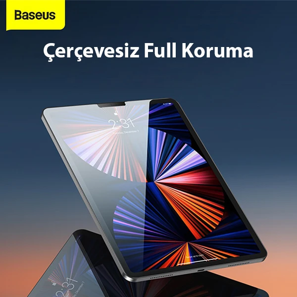 Baseus iPad 9.7 2018 / 2017 / Pro 9.7 / Air 2 / Air Tempered Cam Ekran Koruyucu 3 Baseus iPad 9.7 2018 / 2017 / Pro 9.7 / Air 2 / Air Tempered Cam Ekran Koruyucu - Görsel 3