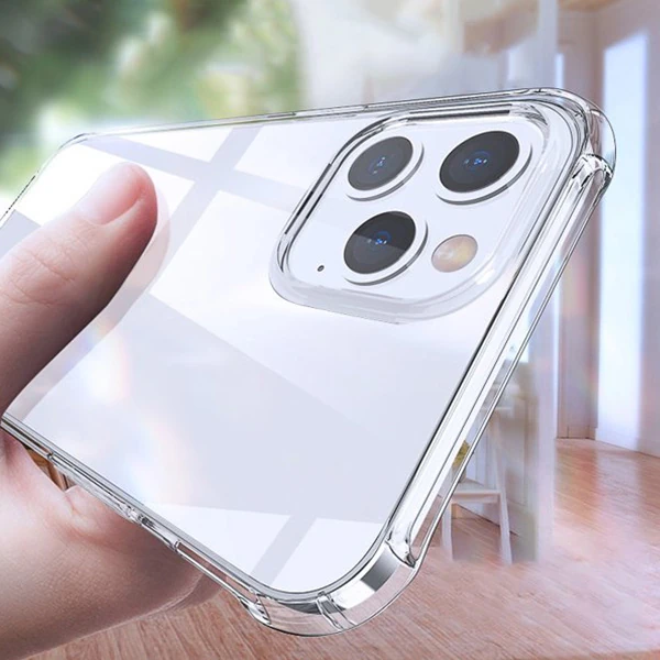İPhone 12 Pro Max 6.7 Anti-Drop Silikon Kılıf Shockproof Şeffaf kılıf 4 İPhone 12 Pro Max 6.7 Anti-Drop Silikon Kılıf Shockproof Şeffaf kılıf - Görsel 4