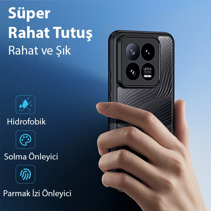 Dux Ducis Xiaomi 14 Pro Aimo Series Premium Buzlu Sert PC-TPU Kılıf 3 Dux Ducis Xiaomi 14 Pro Aimo Series Premium Buzlu Sert PC-TPU Kılıf - Görsel 3