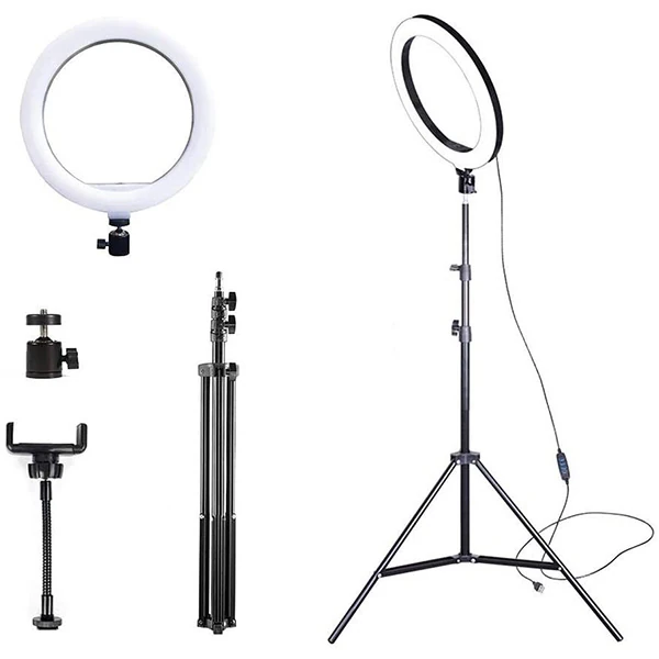 ALLY 10 İnch Halka Led Tripod(1.30M)Youtuber Video Selfie Stüdyo Makyaj Işığı 1 ALLY 10 İnch Halka Led Tripod(1.30M)Youtuber Video Selfie Stüdyo Makyaj Işığı
