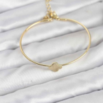 Yonca Model Gold Renk Kadın Bileklik 5886
