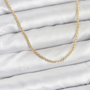 CM 14K Gold Renk Halka Model 60 cm Kadın Kolye 5886