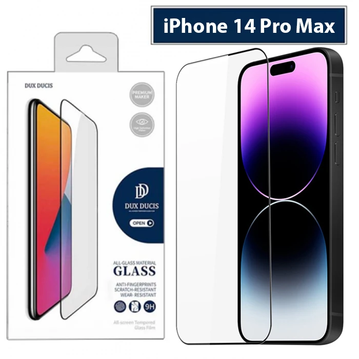 Dux Ducis iPhone 14 Pro Max 6.7 Full Kaplama Cam Ekran Koruyucu 1 Dux Ducis iPhone 14 Pro Max 6.7 Full Kaplama Cam Ekran Koruyucu