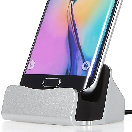 Android Micro Usb Şarj 2in1 Standlı Usb Dock 2 Android Micro Usb Şarj 2in1 Standlı Usb Dock - Görsel 2