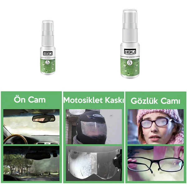 HGKJ 5 20ml Buğu Önleyici Buhar Engelleyici Araba Cam Temizleyici Anti Fog Agent-(5775) 3 HGKJ 5 20ml Buğu Önleyici Buhar Engelleyici Araba Cam Temizleyici Anti Fog Agent-(5775) - Görsel 3