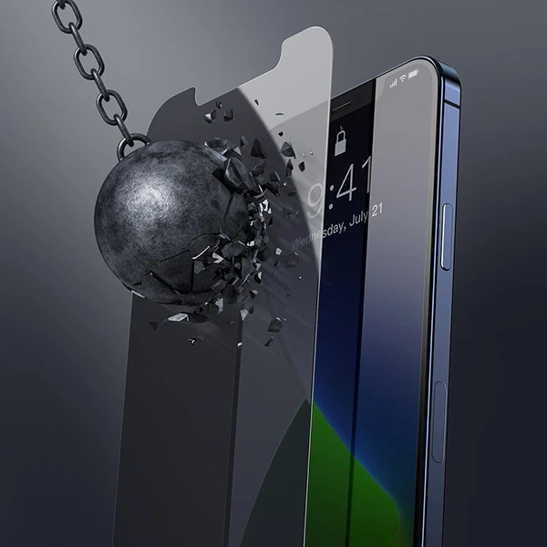 Baseus İPhone 12 mini 03mm Anti Spy Tempered Cam Ekran Koruyucu 2 Adet Set 3 Baseus İPhone 12 mini 03mm Anti Spy Tempered Cam Ekran Koruyucu 2 Adet Set - Görsel 3