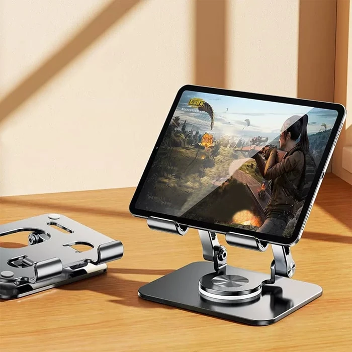 Ally H07 Katalanabilir Alüminyum Tablet ve Telefon Tutucu Standı 2 Ally H07 Katalanabilir Alüminyum Tablet ve Telefon Tutucu Standı - Görsel 2