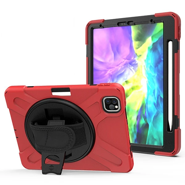iPad Air 4. Nesil 10.9 Kılıf Shockproof 3 Katmanlı Standlı Zırh Kılıf Kalem Yerli 2 iPad Air 4. Nesil 10.9 Kılıf Shockproof 3 Katmanlı Standlı Zırh Kılıf Kalem Yerli - Görsel 2