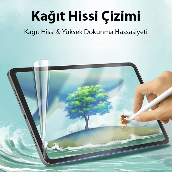 ALLY iPad Mini 6 (2021) ve Mini 7 (2024) Paper Like Film Darbe Emici Pet Ekran Koruyucu 2 ALLY iPad Mini 6 (2021) ve Mini 7 (2024) Paper Like Film Darbe Emici Pet Ekran Koruyucu - Görsel 2