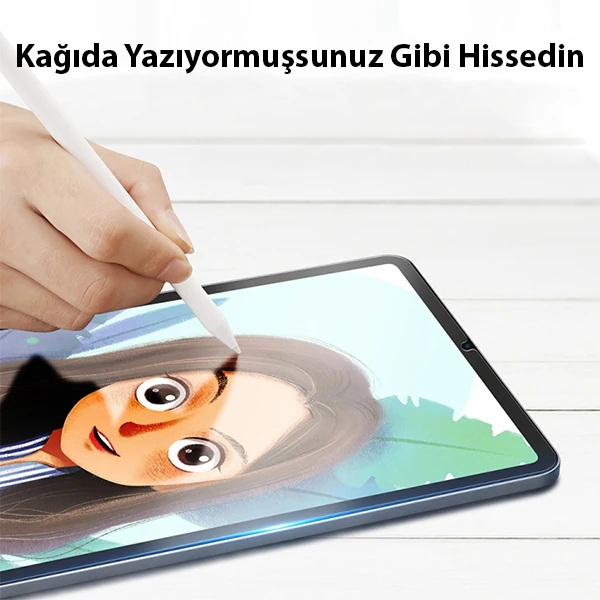 ALLY iPad Mini 6 (2021) ve Mini 7 (2024) Paper Like Film Darbe Emici Pet Ekran Koruyucu 3 ALLY iPad Mini 6 (2021) ve Mini 7 (2024) Paper Like Film Darbe Emici Pet Ekran Koruyucu - Görsel 3