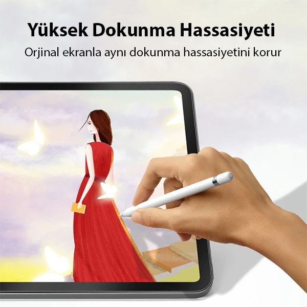 ALLY iPad Mini 6 (2021) ve Mini 7 (2024) Paper Like Film Darbe Emici Pet Ekran Koruyucu 4 ALLY iPad Mini 6 (2021) ve Mini 7 (2024) Paper Like Film Darbe Emici Pet Ekran Koruyucu - Görsel 4