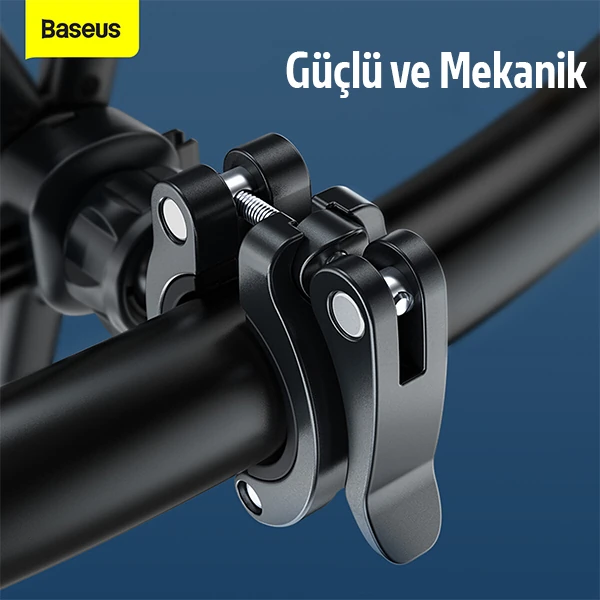 Baseus Quick to take 360 Derece Dönebilen Bisiklet ve Motosiklet Telefon Tutucu-(5775) 3 Baseus Quick to take 360 Derece Dönebilen Bisiklet ve Motosiklet Telefon Tutucu-(5775) - Görsel 3