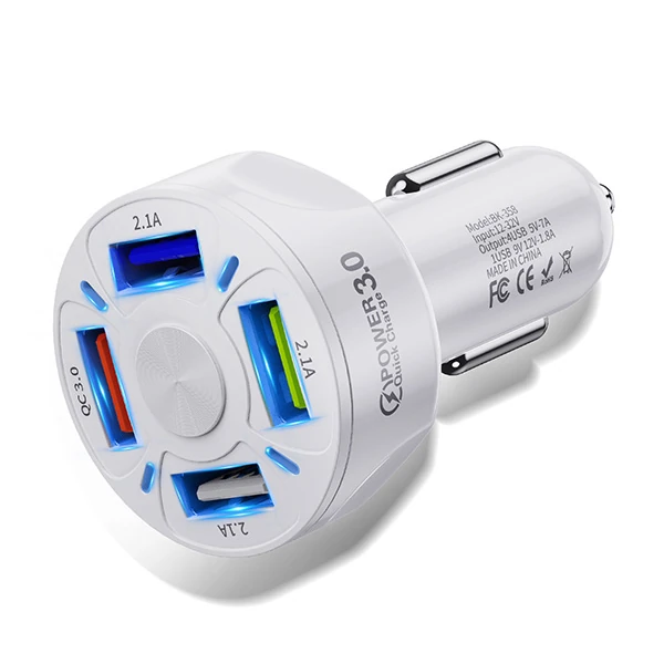 USLİON QC3.0 4- Port Çıkışlı Çoklu Usb Araç Şarjı Şarj Aleti-(5775) 4 USLİON QC3.0 4- Port Çıkışlı Çoklu Usb Araç Şarjı Şarj Aleti-(5775) - Görsel 4