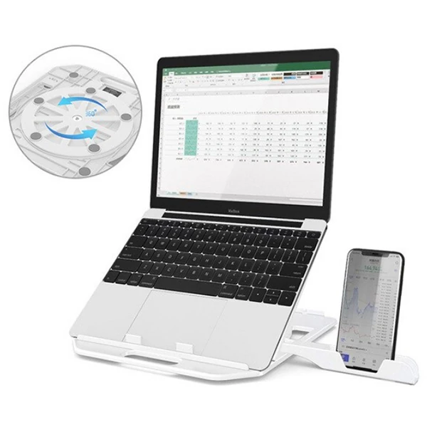 ALLY Yükseklik Ayarlı Dizüstü Laptop-Tablet Standı Telefon Tutucu-(5775) 1 ALLY Yükseklik Ayarlı Dizüstü Laptop-Tablet Standı Telefon Tutucu-(5775)