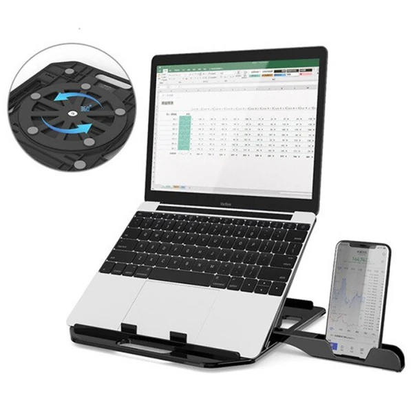 ALLY Yükseklik Ayarlı Dizüstü Laptop-Tablet Standı Telefon Tutucu-(5775) 2 ALLY Yükseklik Ayarlı Dizüstü Laptop-Tablet Standı Telefon Tutucu-(5775) - Görsel 2