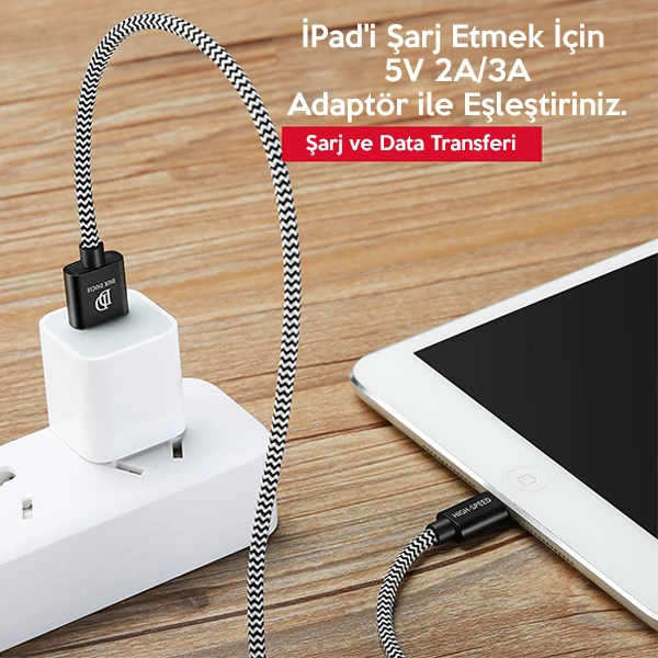 Dux Ducis K-One Cable İPhone Usb Şarj Kablosu 1 METRE-(5775) 3 Dux Ducis K-One Cable İPhone Usb Şarj Kablosu 1 METRE-(5775) - Görsel 3