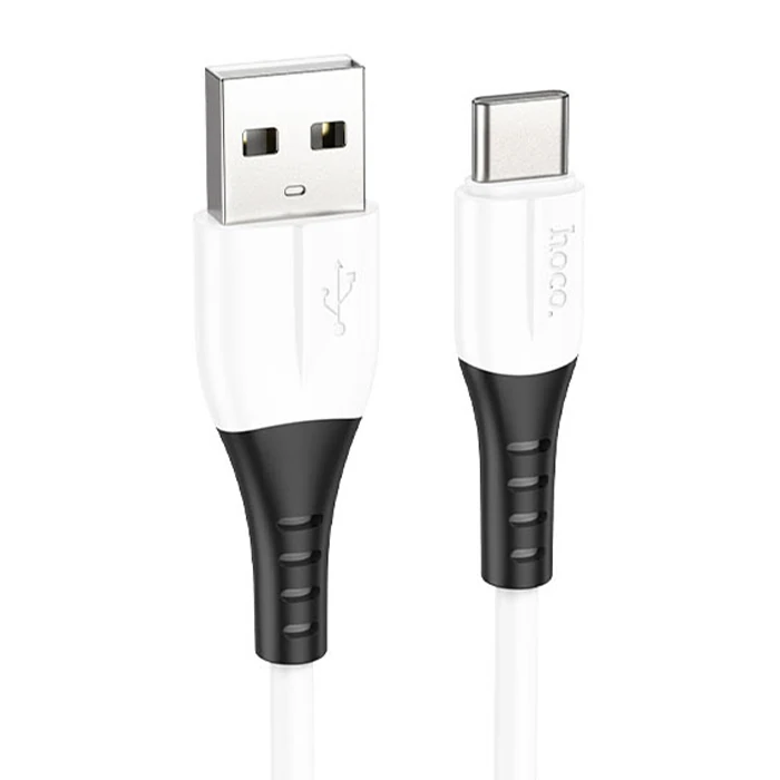 HOCO X82 Type-C to USB 3A Hızlı Silikon Data ve Şarj Kablosu-(5775) 2 HOCO X82 Type-C to USB 3A Hızlı Silikon Data ve Şarj Kablosu-(5775) - Görsel 2
