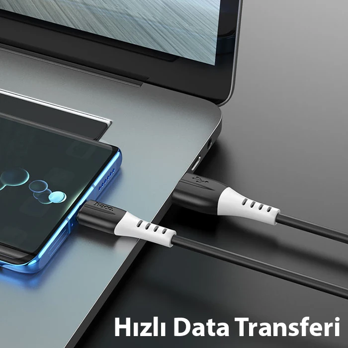 HOCO X82 Type-C to USB 3A Hızlı Silikon Data ve Şarj Kablosu-(5775) 4 HOCO X82 Type-C to USB 3A Hızlı Silikon Data ve Şarj Kablosu-(5775) - Görsel 4