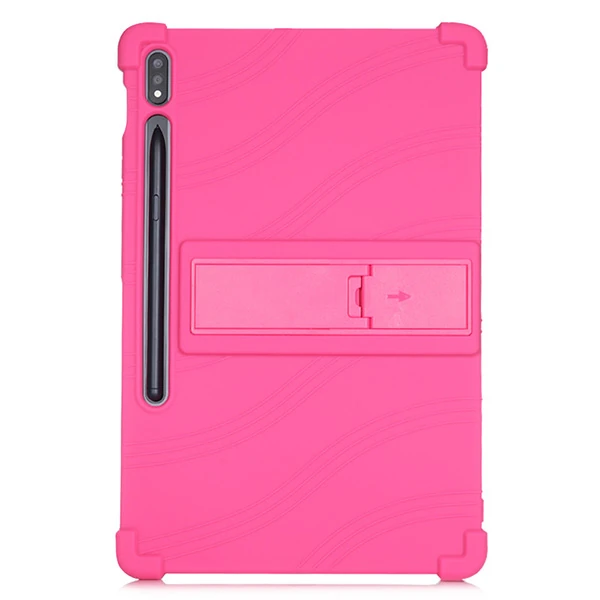 ALLY Galaxy Tab S8 S7 T870 / T875 11 inç Standlı Silikon Kılıf 1 ALLY Galaxy Tab S8 S7 T870 / T875 11 inç Standlı Silikon Kılıf