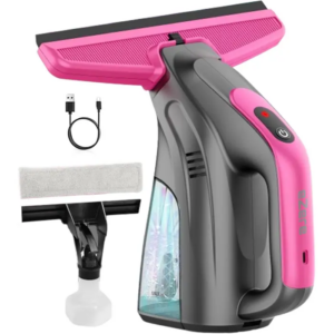 Haydiburaya 96 Ezere ClearView Şarjlı Cam Temizleyici Silme Makinesi Mikrofiber Başlıklı-(5775)