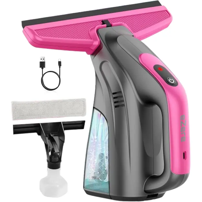 Ezere ClearView Şarjlı Cam Temizleyici Silme Makinesi Mikrofiber Başlıklı-(5775) 1 Ezere ClearView Şarjlı Cam Temizleyici Silme Makinesi Mikrofiber Başlıklı-(5775)