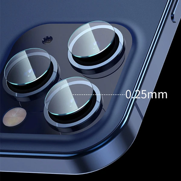 Baseus iPhone 12 Pro 6.1-Pro max 6.7 Tempered Kamera Lens Koruma Camı 2Set 3 Baseus iPhone 12 Pro 6.1-Pro max 6.7 Tempered Kamera Lens Koruma Camı 2Set - Görsel 3