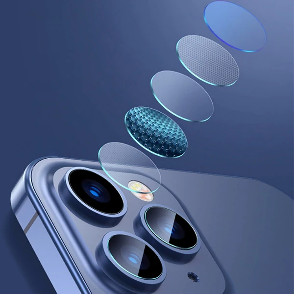 Baseus iPhone 12 Pro 6.1-Pro max 6.7 Tempered Kamera Lens Koruma Camı 2Set 4 Baseus iPhone 12 Pro 6.1-Pro max 6.7 Tempered Kamera Lens Koruma Camı 2Set - Görsel 4