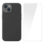 Baseus Liquid Silica Gel iPhone 14 Plus 6.7 Magsafe Silikon Kılıf + Tempered Ekran Koruyucu Set-(5775)
