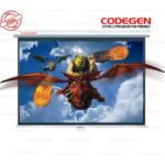 Codegen AX-20 STORLU PROJEKSİYON PERDESİ 200x200 (Arkası Siyah Fonlu - Duvar/Tavan Asılabilir)(1923)