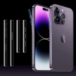 ALLY iPhone 15 Pro Hidrojel Hayalet Yan Alt Üst Kaplama Koruyucu Film-(5775)