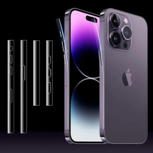 Haydiburaya 89 ALLY iPhone 15 Pro Hidrojel Hayalet Yan Alt Üst Kaplama Koruyucu Film-(5775)