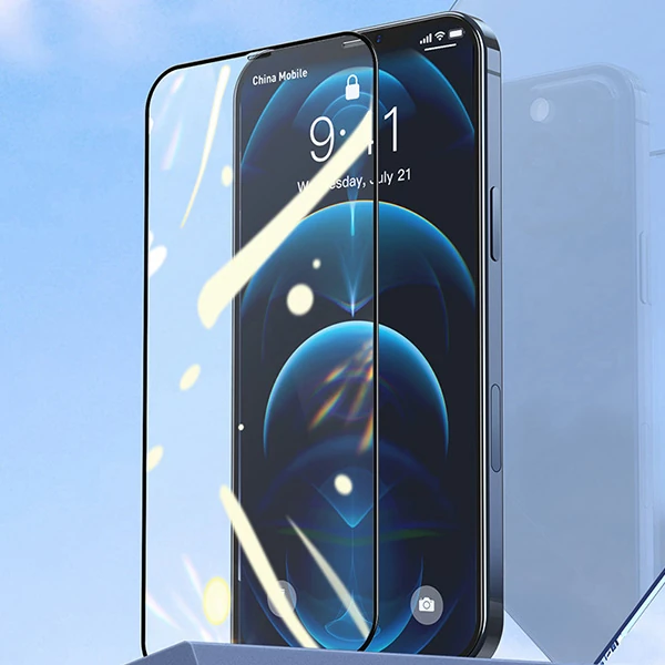 Baseus İPhone 12 Mini Ekran Koruyucu 0.3MM Full Anti Blue Light Tempered Cam Ekran Koruyucu 2Adet Se 2 Baseus İPhone 12 Mini Ekran Koruyucu 0.3MM Full Anti Blue Light Tempered Cam Ekran Koruyucu 2Adet Se - Görsel 2