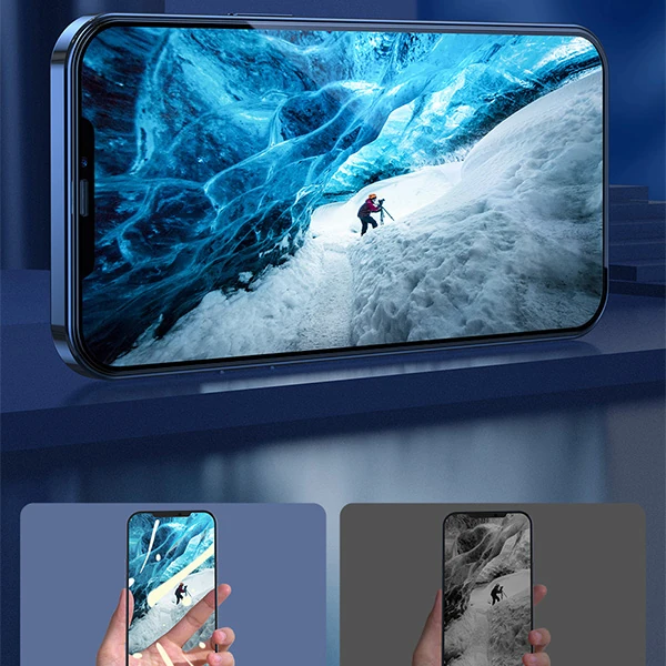 Baseus İPhone 12 Mini Ekran Koruyucu 0.3MM Full Anti Blue Light Tempered Cam Ekran Koruyucu 2Adet Se 3 Baseus İPhone 12 Mini Ekran Koruyucu 0.3MM Full Anti Blue Light Tempered Cam Ekran Koruyucu 2Adet Se - Görsel 3