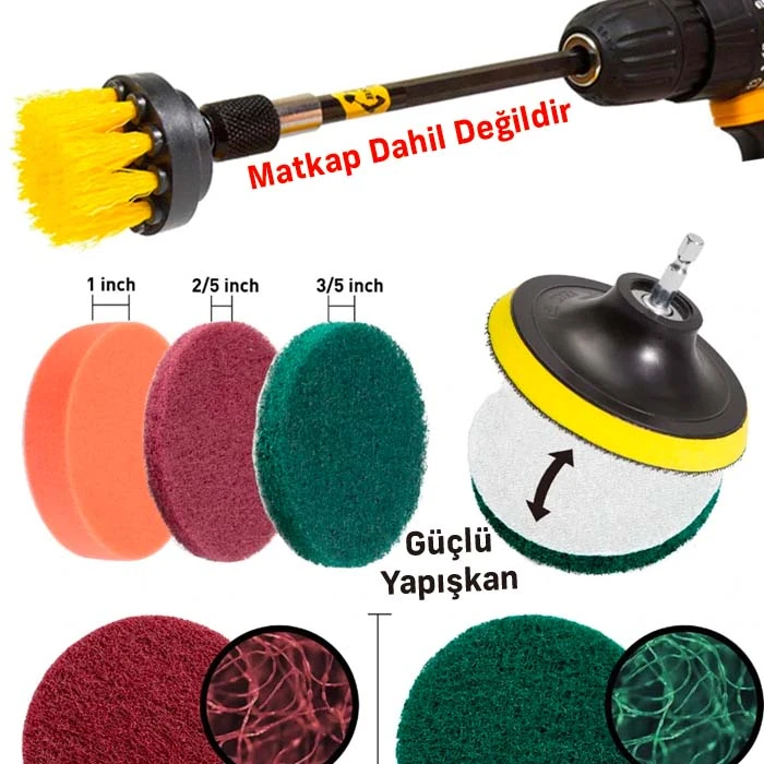 ALLY 31 Parça Çok Amaçlı Ev Banyo ve Araç Matkap Ucu Temizlik Seti-(5775) 3 ALLY 31 Parça Çok Amaçlı Ev Banyo ve Araç Matkap Ucu Temizlik Seti-(5775) - Görsel 3